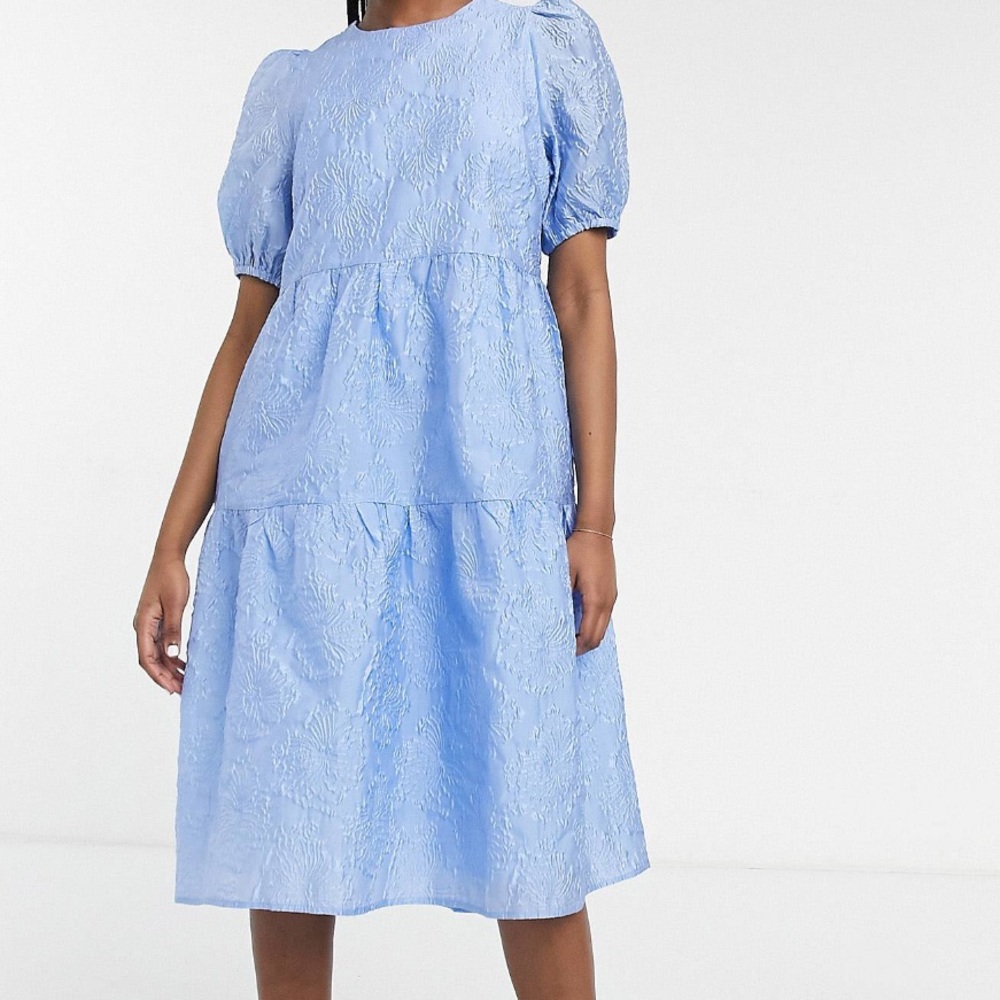 ASOS - Embossed Midi Dress
